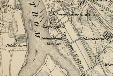 1852-es térkép a területről. 
