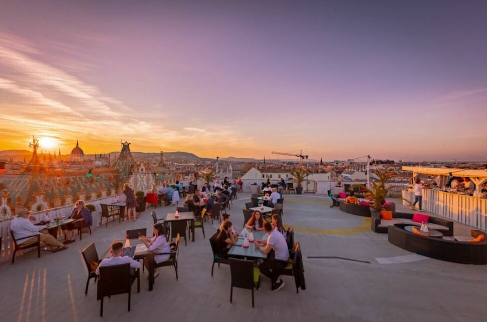 Intermezzo Restaurant & Roof Terrace, Budapest. Forrás: Mira Magazin
