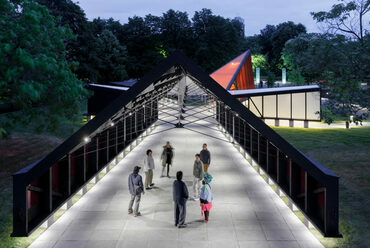 Minsuk Cho, Mass Studies: Serpentine Pavilion 2024. Fotó: © Mass Studies, Serpentine

