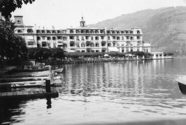 Ausztria, Zell am See, Grand Hotel. Felvétel éve: 1935. / Forrás: Fortepan 42418 / MZSL/Ofner Károly
