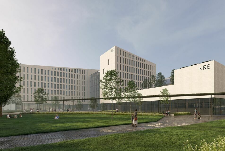 A Károli Gáspár Református Egyetem új épületegyüttese – A DPi Design megvételt nyert terve