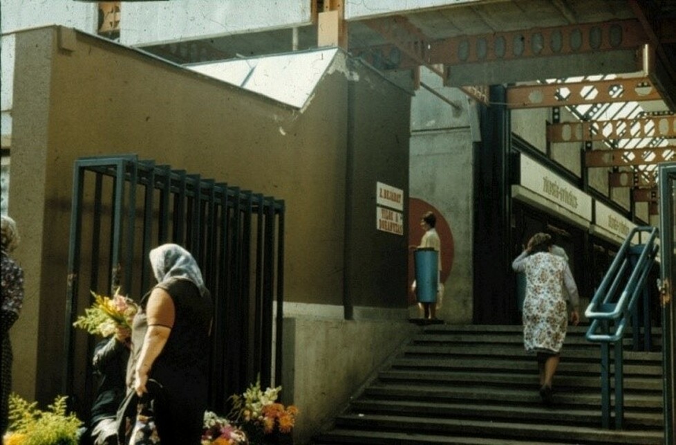 Salgótarjáni Vásárcsarnok, 1977. Forrás: Roth János
