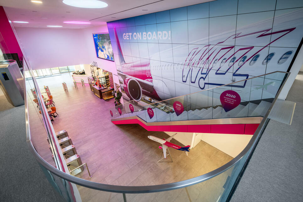 Wizz Air iroda – tervező: DVM group
