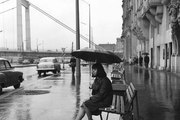 A Dalányi László által 1965-ben tervezett szentendrei típus, itt a Belgrád rakparton. Budapest, 1965. © Fortepan / Urbán Tamás / 89636.
