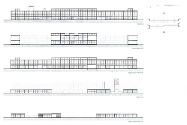 Homlokzatok. Alison & Peter Smithson: A hunstantoni iskolaépület. Forrás: Alison & Peter Smithson: The Charged Void: Architecture (2001)
