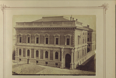 Az Esterházy-palota 1890 körül, Klösz György fotográfiája. Forrás: Fortepan / Budapest Főváros Levéltára
