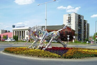 Szőke Gábor Miklós: Unikornis, Kazincbarcika. Forrás: Wikimedia Commons
