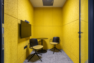 A Magyar Doka Kft. megújult irodája. Tervező: UPPER Design Studio. Fotó: Hlinka Zsolt
