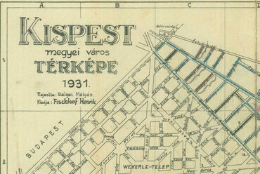 A terület térképe 1931-ben. Forrás: Arcanum
