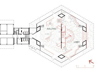 CODE / Dimitrov projekt, Veszprém. Földszinti alaprajz. Cofigure
