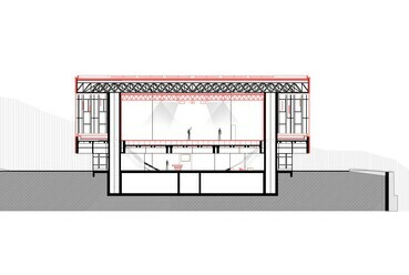 CODE / Dimitrov projekt, Veszprém. Metszet. Cofigure
