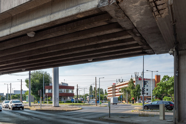 A határ úti csomópont és környéke ma. Fotó: Gulyás Attila
