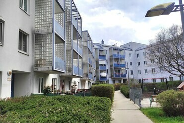 Frauen-Werk-Stadt, Bécs.

Fotó: saját felvétel, 2025. március
