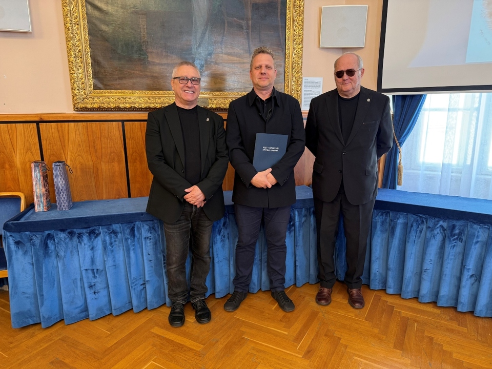 Philipp Frigyes, Valkai Csaba József DLA, dr. Hajnóczi Péter. Forrás: Pest Vármegyei Építész Kamara