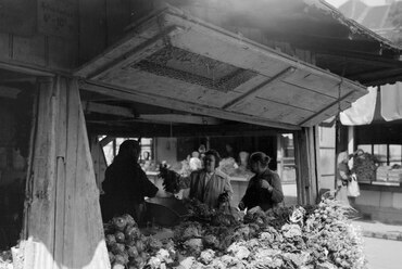 A Teleki László téri piac, 1966. Forrás: Fortepan / Faragó György
