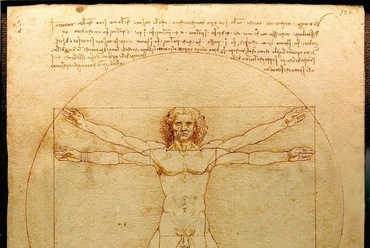 Leonardo, Vitruvius tanulmány // Wiki Commons
