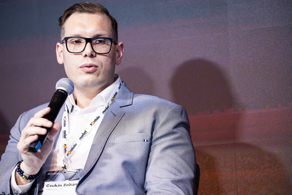 Csukás Zoltán, a PREbeton Zrt. műszaki vezérigazgató-helyettese. Forrás: Market Építő Zrt.
