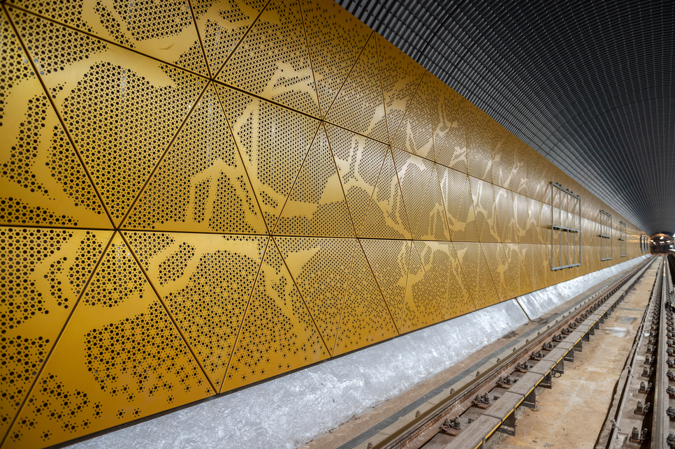 M3 metró, Budapest. Forrás: Palkó György, KÉSZ Metaltech
