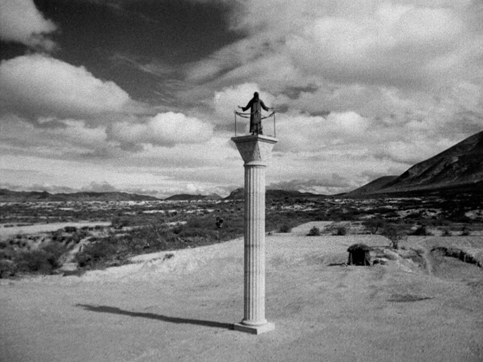 Oszlopos Simeon, Luis Bunuel, 1965. Részlet a filmből, forrás: Criterion